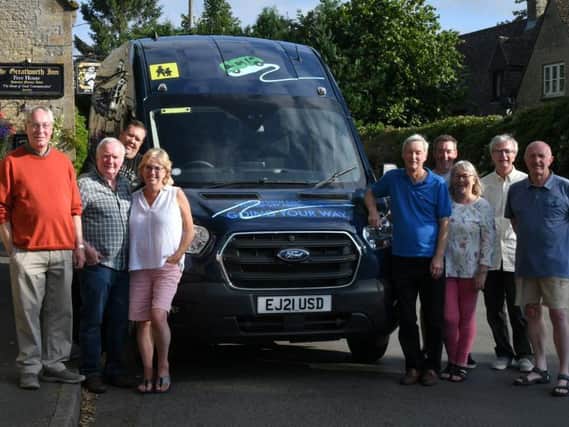 Villagers in Greatworth have taken delivery of a 16-seater minibus through a lease funded by HS2 money