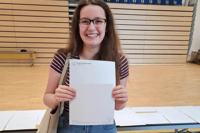 Emilia, who was awarded nine Grade 9s