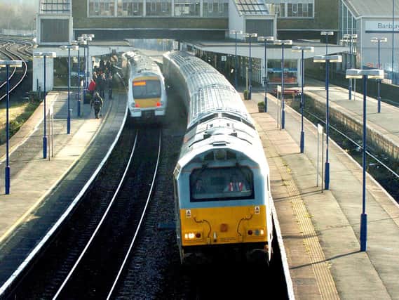 Passengers can expect delays as emergency services deal with an incident at Banbury railway