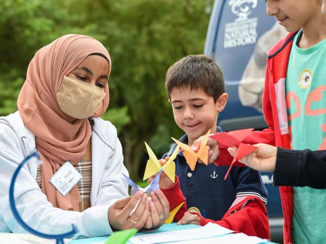 Popular play festival returns to Bretch Hill (Pictured: Azzah Ahmed Awadh and Araz Shamsi) - photo from Sanctuary Housing.