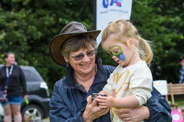 Catherine Dunn and granddaughter Scarlett at the popular play festival in Bretch Hill (Image from Sanctuary Housing)