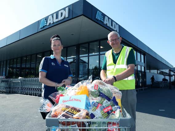 Local charities in Oxfordshire helped Aldi donate more than 13,400 meals to people in need over the summer school holidays. (Image from Aldi)