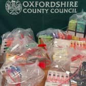 Residents who vape are being warned about the dangers of illegal, disposable e-cigarettes after hundreds of such products were found and seized from 13 stores across the Cherwell area. (Image from Oxfordshire County Council)