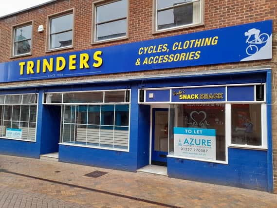 Azure Property Consultants Ltd have announced the recent acquisition, on behalf of a client the former Trinder Toys and Bicycle shop location.