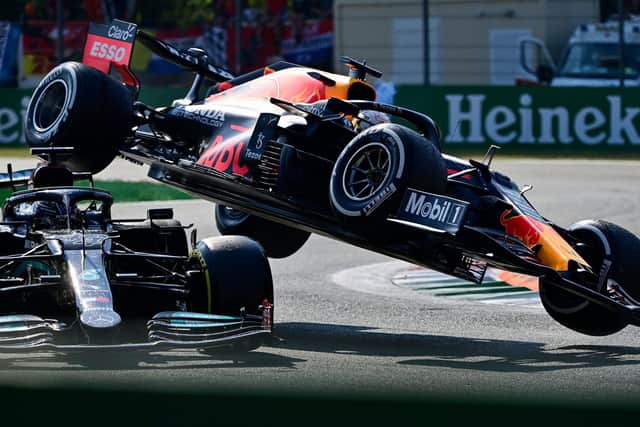 Verstappen and Hamilton collided on lap 26, with both out of the race