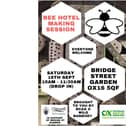 A bee hotel making event will be held this weekend at the Bridge Street Community Garden in Banbury.