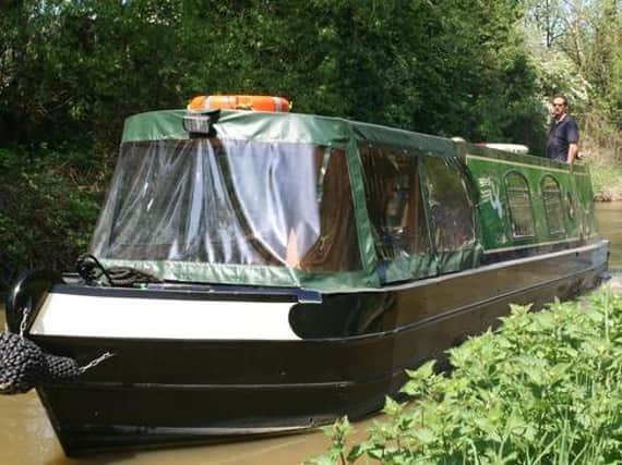 The Dancing Duck which will continue to take visitors on trips along the canal in the Banbury town centre through October. (Image from the Tooley's Boatyard website)