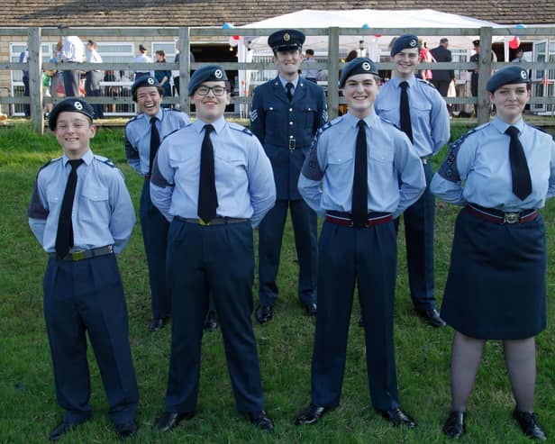Newly promoted corporals from the 136 Chipping Norton RAF Air Cadets squadron. (photo from SAC J. Thomas- RAF Brize Norton)