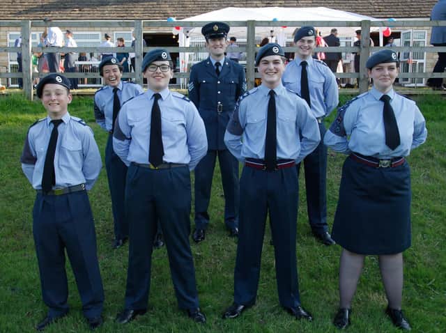 Newly promoted corporals from the 136 Chipping Norton RAF Air Cadets squadron. (photo from SAC J. Thomas- RAF Brize Norton)