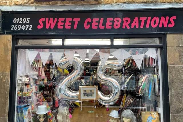 Family-owned Banbury business is 25 years old this year (Image from Sweet Celebrations Facebook page)