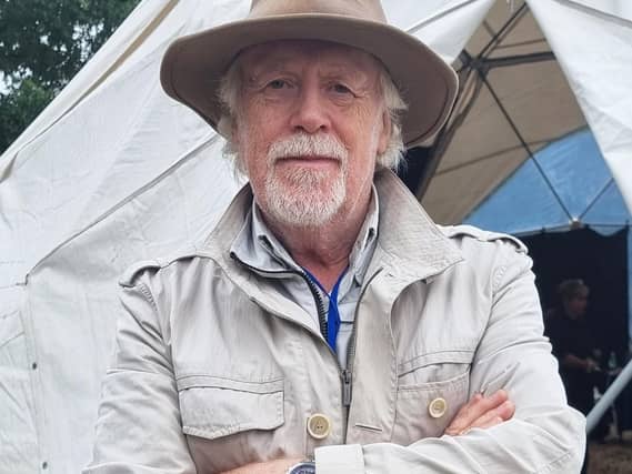 Time Team founder and producer Tim Taylor who has been presiding over the Roman Villa dig at Broughton this week. Picture by Kevin Smith