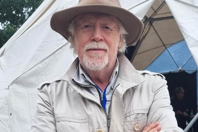 Time Team founder and producer Tim Taylor who has been presiding over the Roman Villa dig at Broughton this week. Picture by Kevin Smith