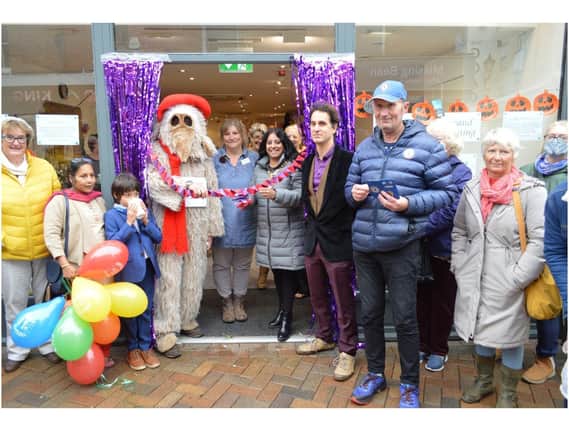 Banbury Town Mayor Shaida Hussain helped open the charity shop - Orinoco, the Oxfordshire Scrapstore - this weekend on Saturday October 2. (Photo from Banbury Town Council Facebook page)
