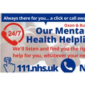 With World Mental Health Day on Sunday, October 10, people are being reminded that urgent mental health support is just a click or call away.
