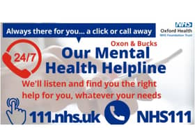 With World Mental Health Day on Sunday, October 10, people are being reminded that urgent mental health support is just a click or call away.