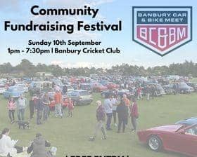 There will be entertainment, food, drink and a Car & Bike Show at Banbury Cricket Club tomorrow (Sunday)