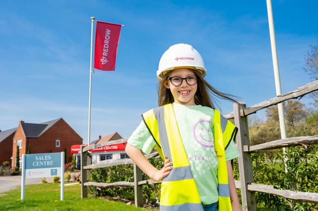 Eight-year-old Molly Breeze created a home which featured a waterslide for navigating around the home, secret cameras designed as flowers, bouncy castle beds and a rooftop pool – complete with speakers for the ultimate house party.