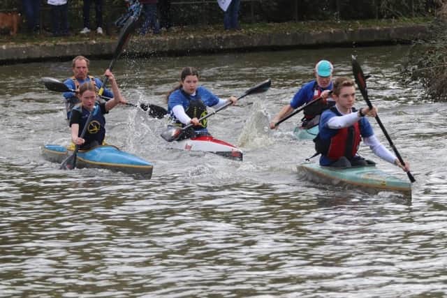 Banbury kayakers had lots of success in their first time racing in town for over two years.