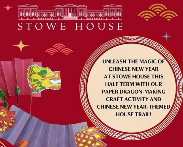 Free Chinese New Year activities at Stowe House this half-term