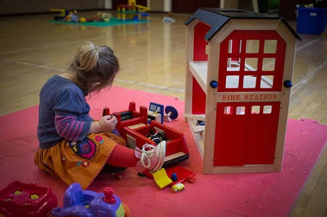 Parents of children using the day nursery at the Horton General Hospital site are worried they may not have childcare in September. Picture by Getty Images