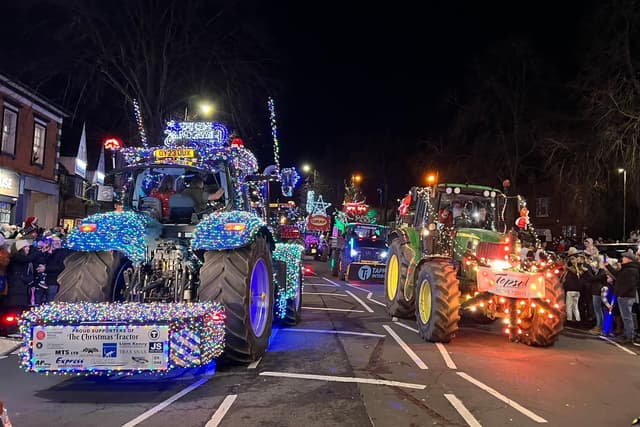 Der Banbury Christmas Tractor Run findet zum zehnten Mal statt.