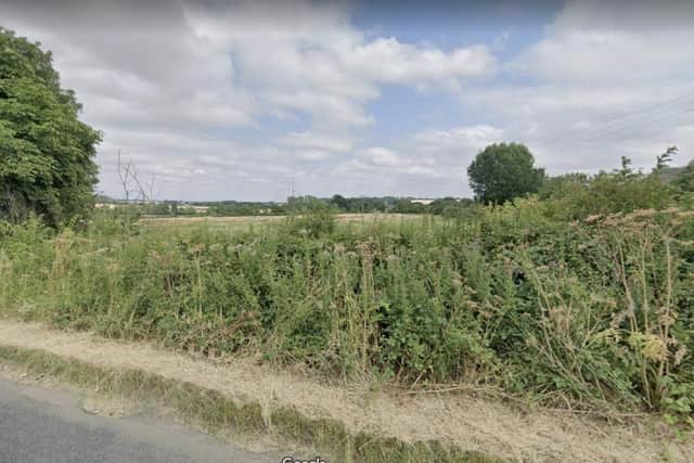 The fields on which Brasenose College and Obsidian want planning consent to build 60 new homes
