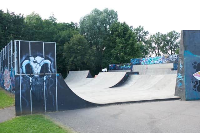 The recently refurbished skateboard ramp and the planned BMX track will make the park a centre for sports.