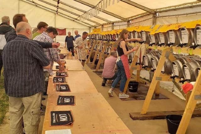 The Festival of Fine Ales has an enormous list of ales donated to raise money for charities
