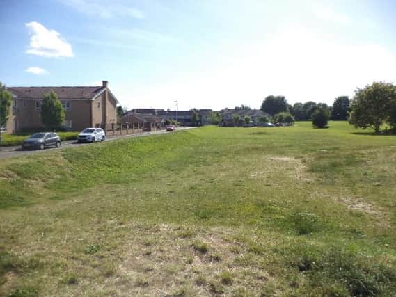 The site where Brackley Town Council wants to build a modern skate park, alongside homes where over 100 elderly people live