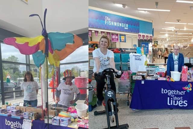 The arrival of a giant butterfly at Banbury's Morrisons supermarket on Saturday morning will mark the beginning of the store's fundraising shift.