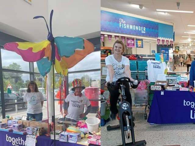 The arrival of a giant butterfly at Banbury's Morrisons supermarket on Saturday morning will mark the beginning of the store's fundraising shift.