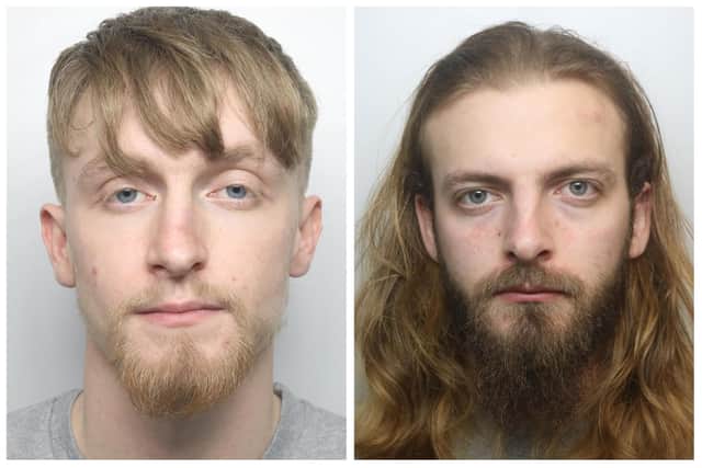 Travis Gorton, sentenced to life in custody with a minimum term of 17 years, and Mark Meadows, sentenced to life with a minimum term of 23 years.