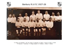 The earliest Banbury Rugby Club team photographed  - picture taken n 1927 - 8