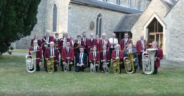 Brackley and District Band, which will be performing a Christmas concert at St Peter's Church on Monday