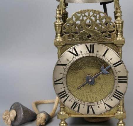 A Thomas Pace, London, lantern clock valued at between £3,000 - £6,000