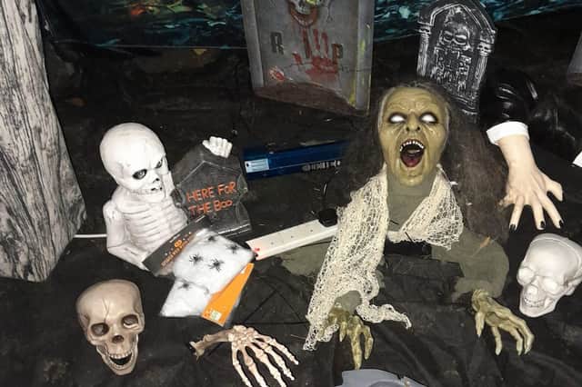 Banbury mother creates spooky Halloween attraction at her house to raise money for mental health charity.