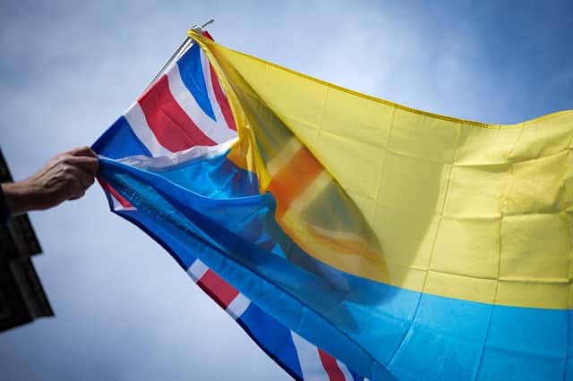 A Banbury man has complained to Cherwell District Council over its decision to fly a Ukrainian flag over Bodicote House. Picture by Getty