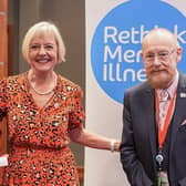 Andy Willis (left) has been named Supporter of the Year Award for Rethink Mental Illness.