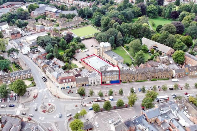 The site of Banbury's former Odeon Cinema which has gone on the market for over £2 million