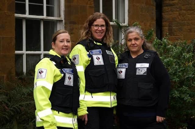 Cherwell District Council's new community wardens Trudie, Helen and Yvonne.