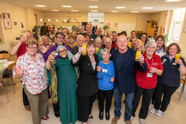Ross Kemp partnered with Royal Voluntary Service and the Together Coalition charities to honour volunteers at an event held at the Royal Voluntary Service Cornhill Centre in the town centre of Banbury on Thursday April 28. (photo from Royal Voluntary Service)
