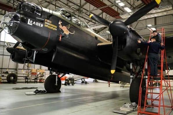 One of the iconic aircraft of the Battle of Britain, a Lancaster Bomber, will fly over the town this month to commemorate the battle.