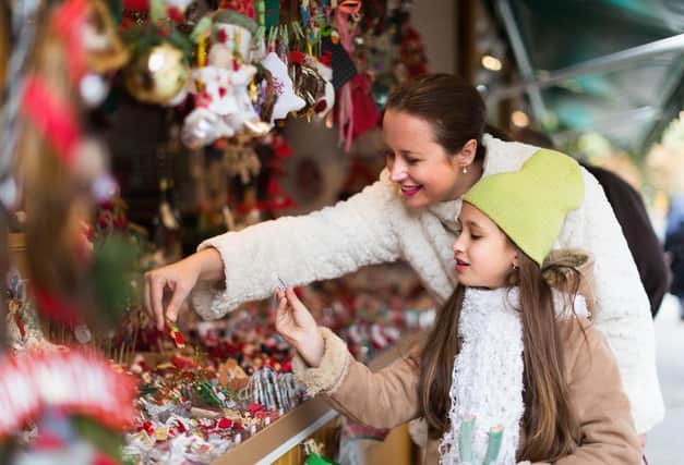 The Victorian Market will feature around 130 stalls offering a range of gifts, food, drink and entertainment.