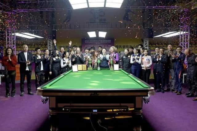 Tessa travelled to China to play against the best women players over the age of 40.