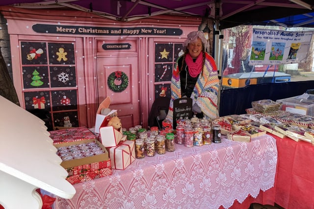 A wide selection of sweets and treats were sold all weekend at the market.