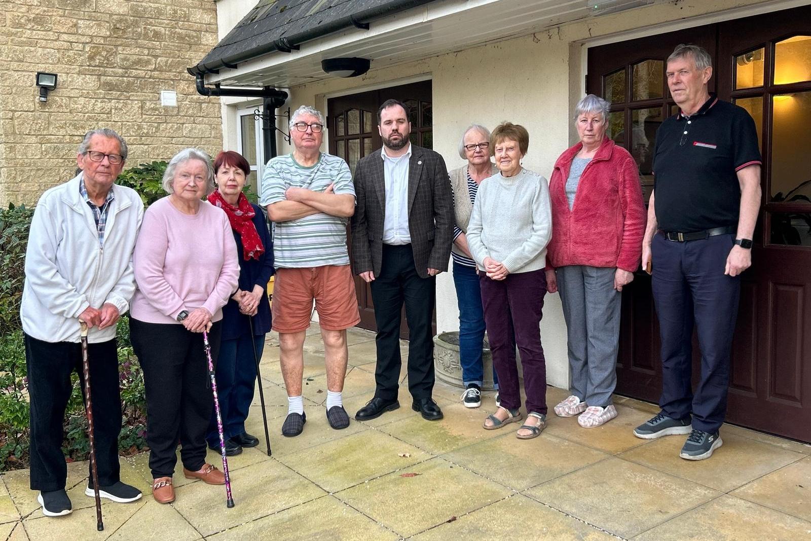 Residents at Chipping Norton retirement complex unable to leave their ...