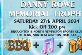 Danny Rowe will be remembered in the football match this Saturday afternoon, April 27