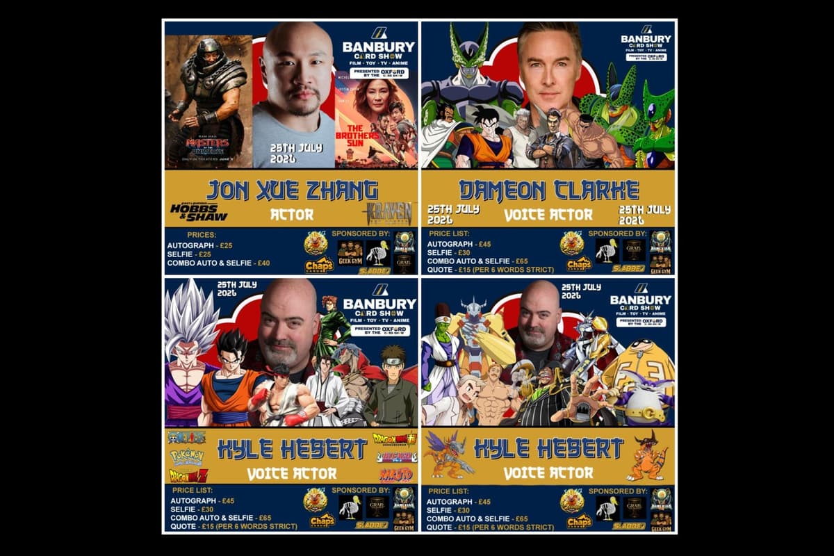 Fans können Pokémon- und Dragon Ball Z-Synchronsprecher auf der Banbury ...