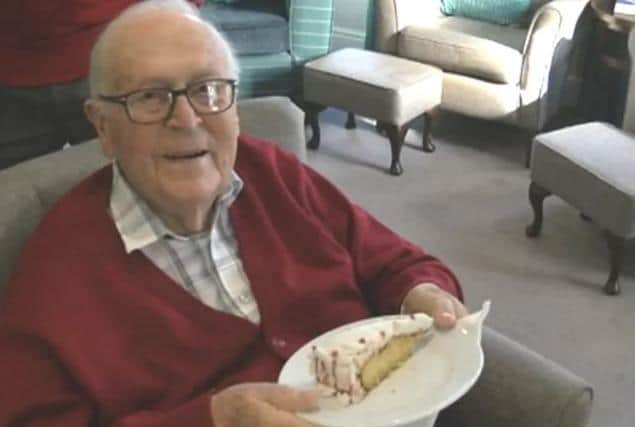 Vyvian Howard celebrating his 100th birthday