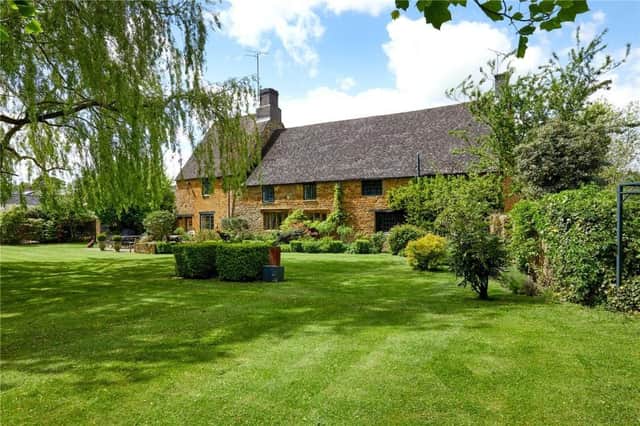 The Old Manor is a stone detached Grade II listed family home that has come on the market in the village of Cropredy.

Photo: Savills